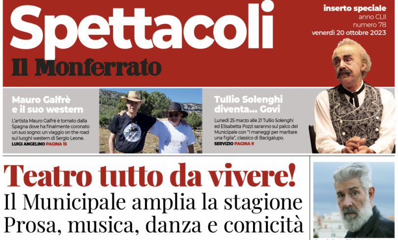 La stagione del teatro: un inserto speciale in regalo ai lettori